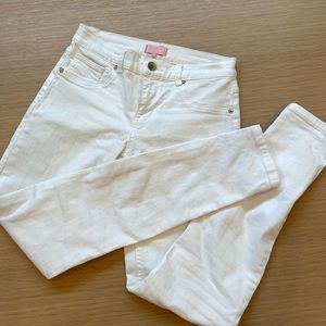 TED BAKER WHITE SKINNY JEANS 26